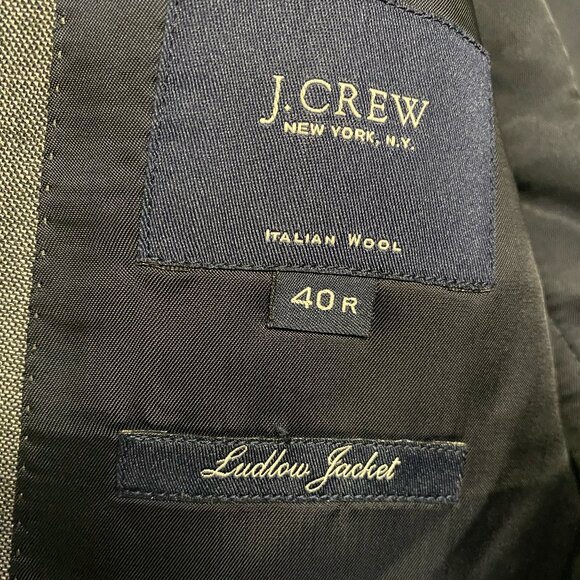 J Crew Ludlow Blazer Jacket size 40R Italian Wool - Picture 5 of 9